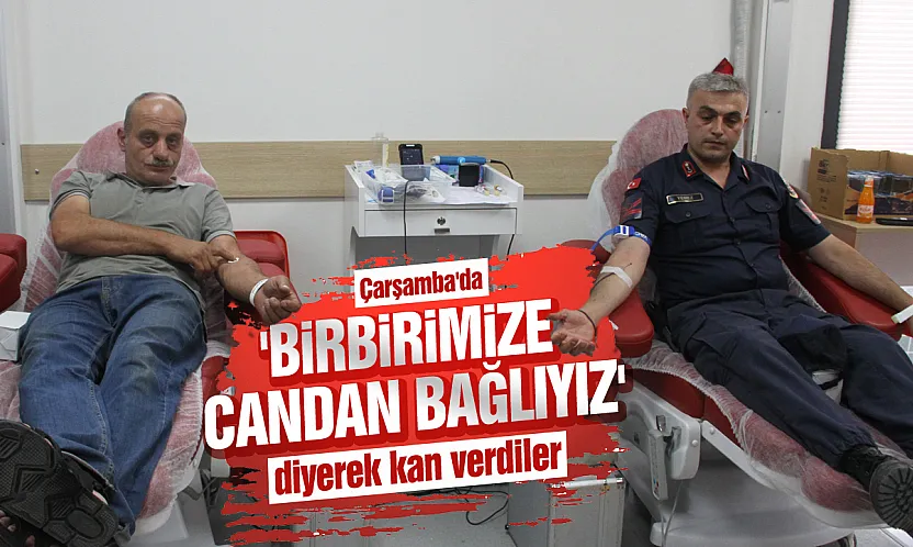 Çarşamba Kaymakamı Sağlam'dan kan bağışı çağrısı