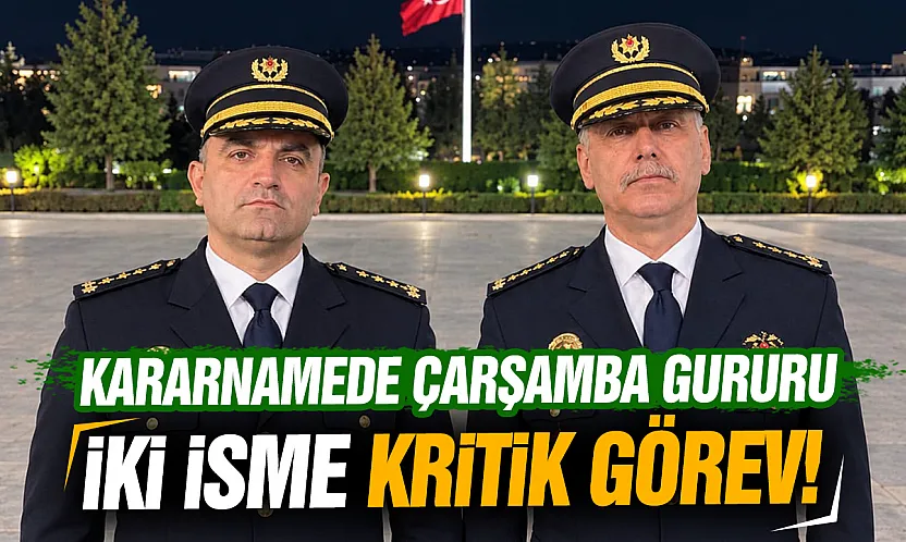 Çarşamba'lı emniyetçiler Varol ve Atay yeni kararname ile müdür oldu