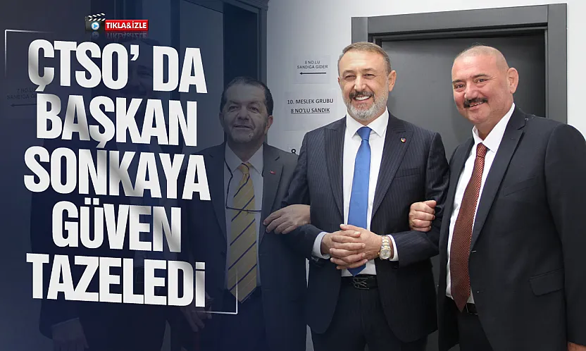 Çarşamba TSO'da Ayhan Sonkaya yeniden başkan