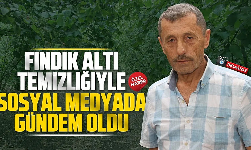 Çarşambalı üreticinin bahçesi sosyal medyayı salladı