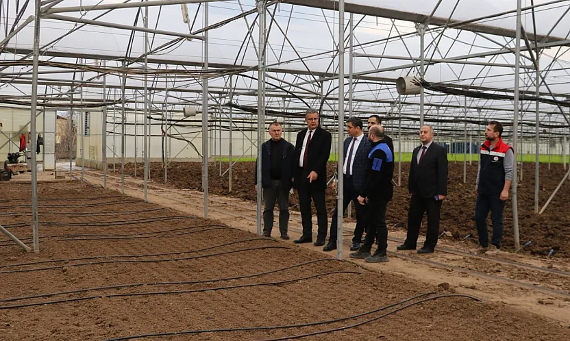 Karadeniz'in en büyük serasına ziyaret