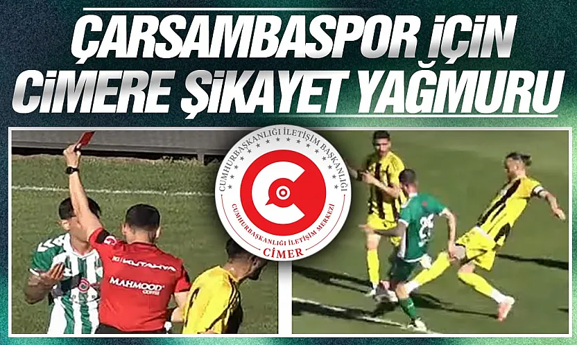 Çarşambaspor taraftarlarından CİMER hamlesi