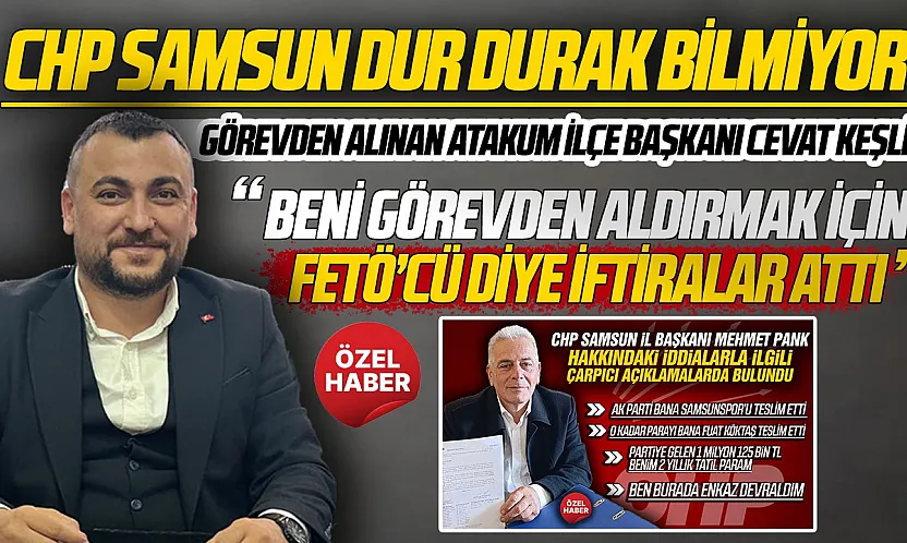 Cevat Keşli, 'İl Başkanı Pank yalan konuşuyor'