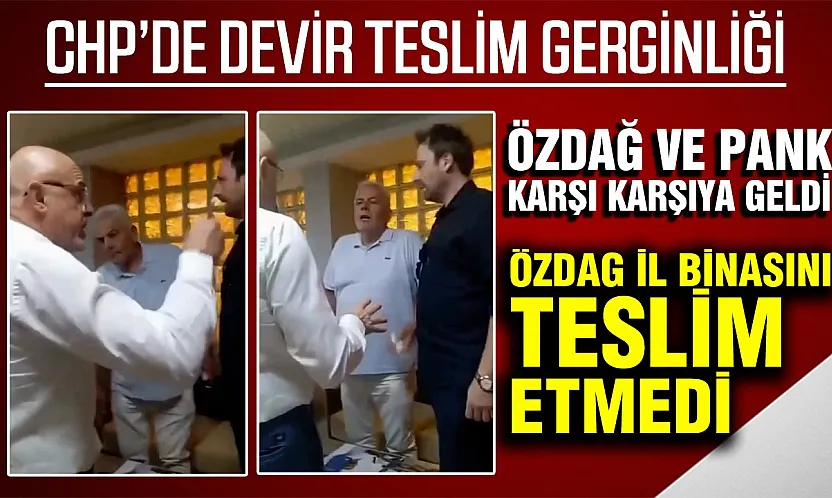 CHP'de devir teslim gerginliği
