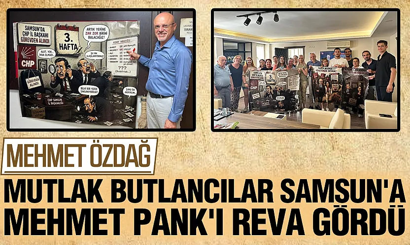 CHP Samsun'da sular durulmuyor: Özdağ'dan, Pank tepkisi