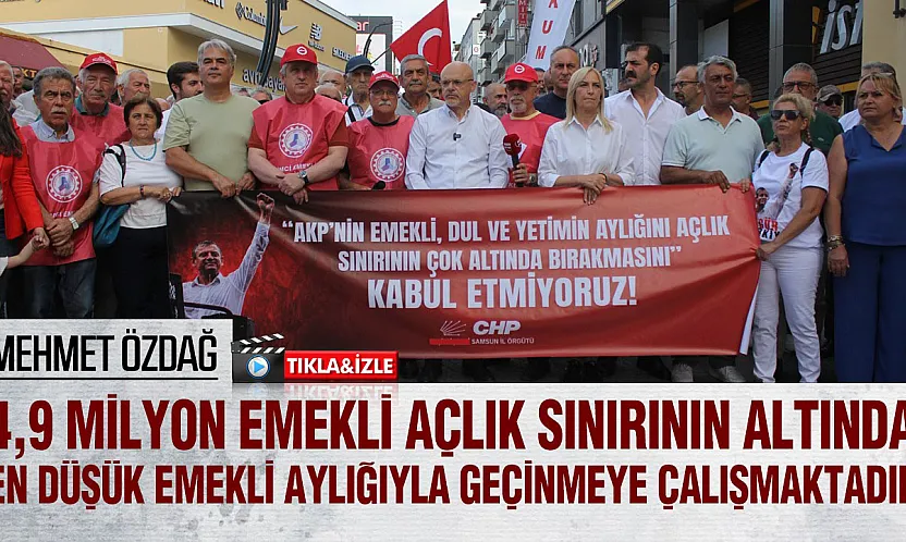 CHP ve DİSK Emekli-Sen'den ortak tepki: 'Emekli, dul ve yetim açlık sınırının altında yaşamaya mahkum ediliyor'