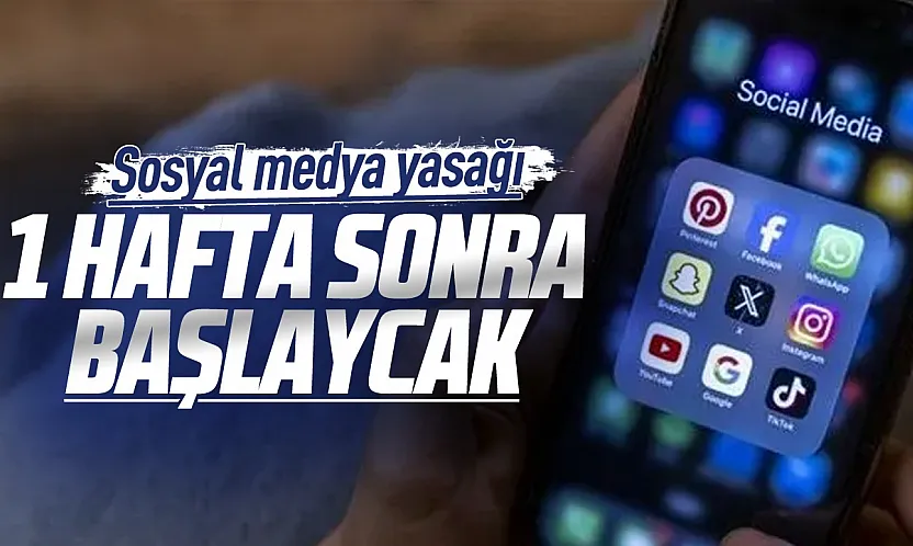 Çocuklara sosyal medya sınırı 1 Kasım'da başlıyor