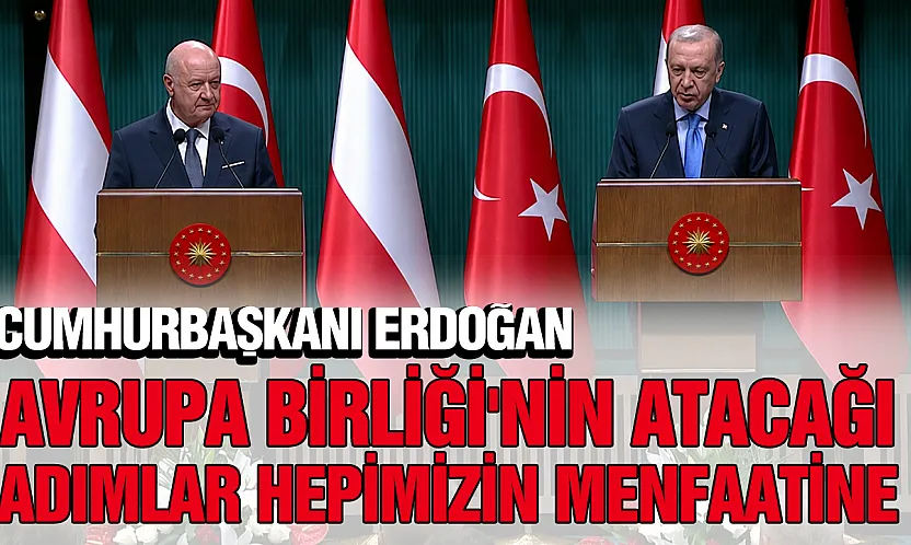 Cumhurbaşkanı Erdoğan, Avusturya Başbakanı Stocker ile Bir Araya Geldi