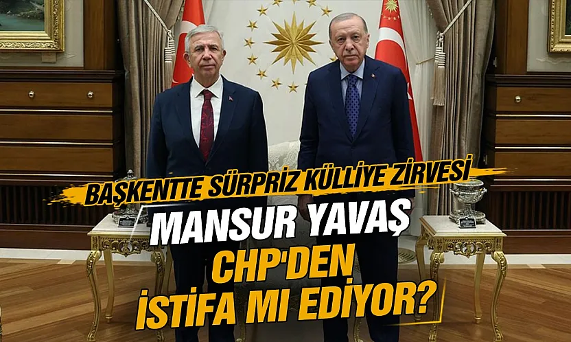 Cumhurbaşkanı Erdoğan ile Mansur Yavaş görüştü