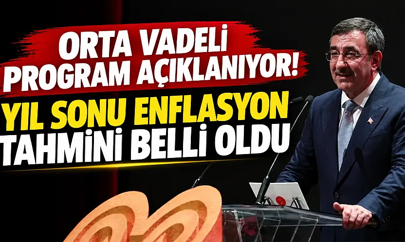 Cumhurbaşkanı Yardımcısı Cevdet Yılmaz, Orta Vadeli Programı açıklıyor