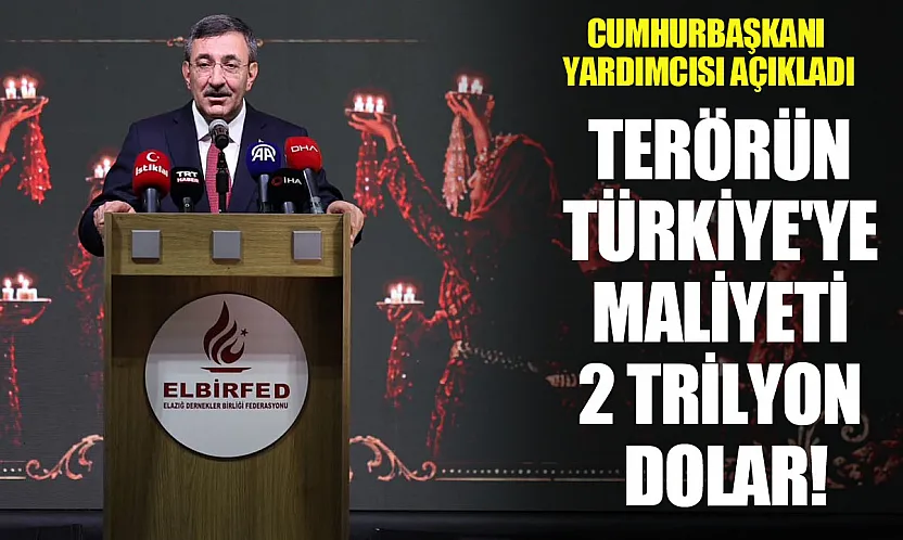 Cumhurbaşkanı Yardımcısı Yılmaz deprem ve terör bilançosunu paylaştı