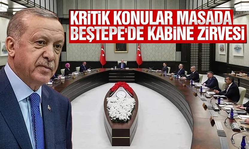 Cumhurbaşkanlığı kabinesi yoğun gündemle toplanıyor