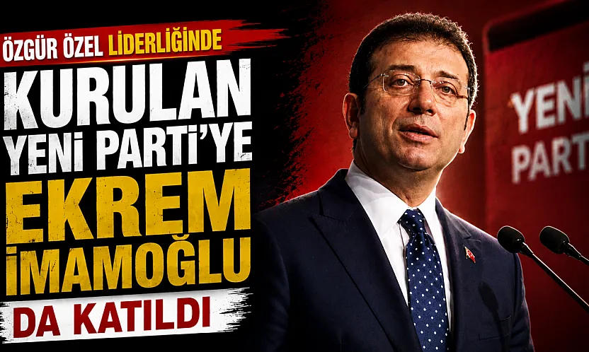 Ekrem İmamoğlu CHP'den istifa etti: Yeni Parti'ye katıldığını duyurdu