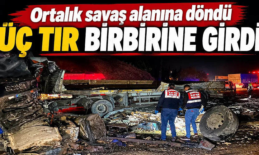 Elazığ-Malatya yolunda faciа: 3 tır çarpıştı