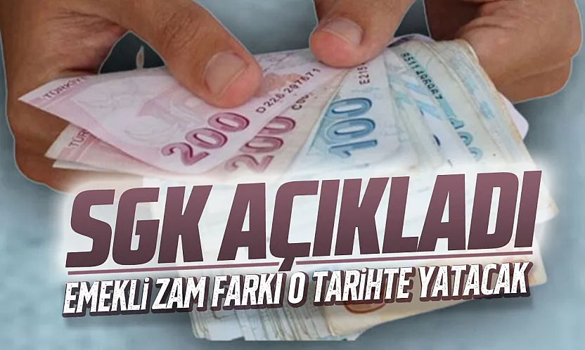 Emeklinin beklediği zam ödemesi açıklandı