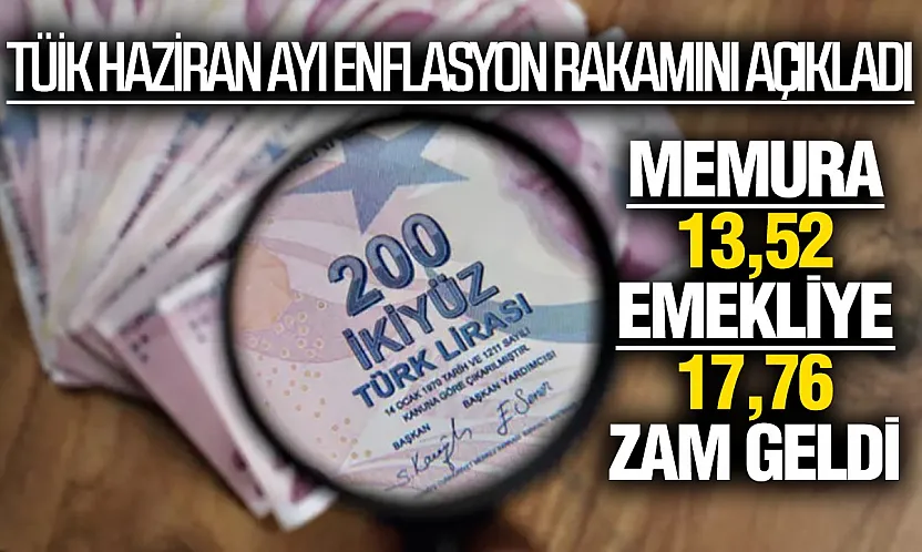 Enflasyon rakamları açıklandı Memur ve Emekli Zamları Belli Oldu