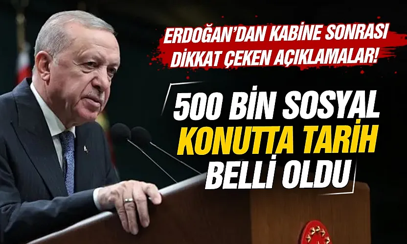 Erdoğan'dan kabine toplantısı sonrası net mesajlar