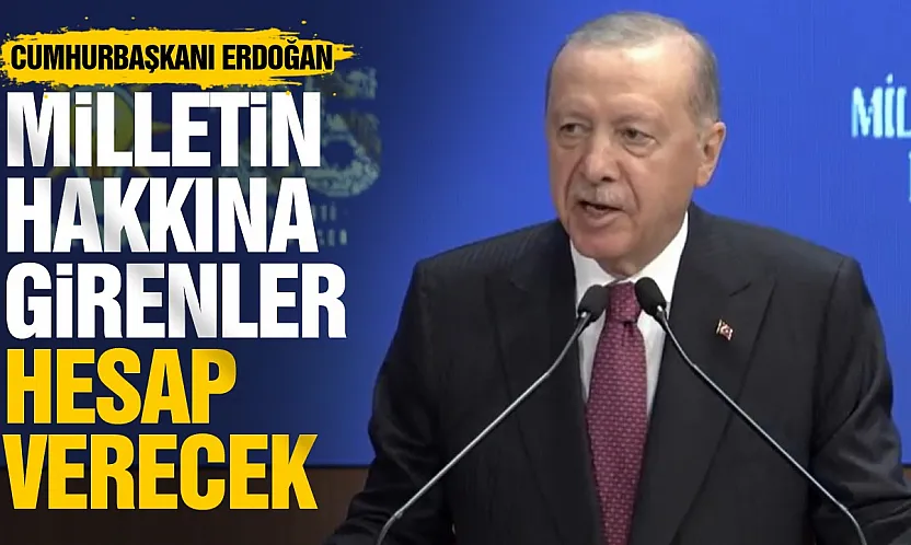 Erdoğan'dan sert mesaj: Kim milletin emanetine musallat olursa AK Parti ona musallat olur
