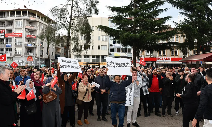 Evci Mahallesi sakinlerinden idari yapı değişikliğine tepki