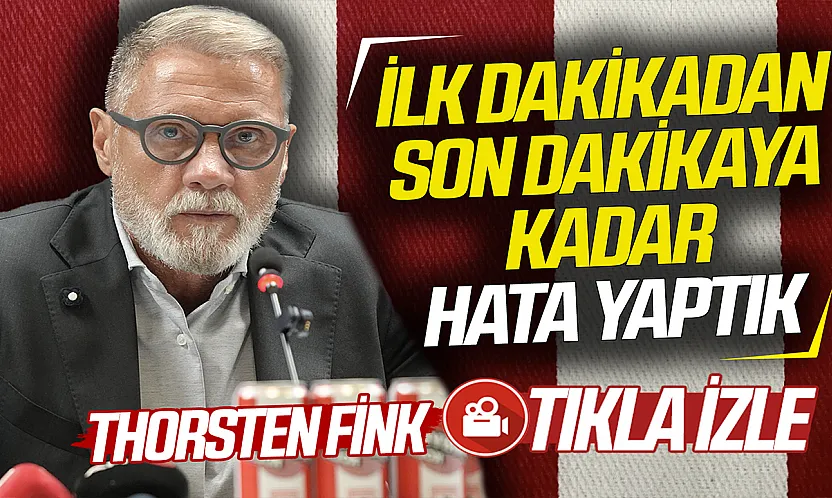 Fink'ten 5-1'lik yenilgi sonrası: 'Geldiğimden beri en zor günüm'