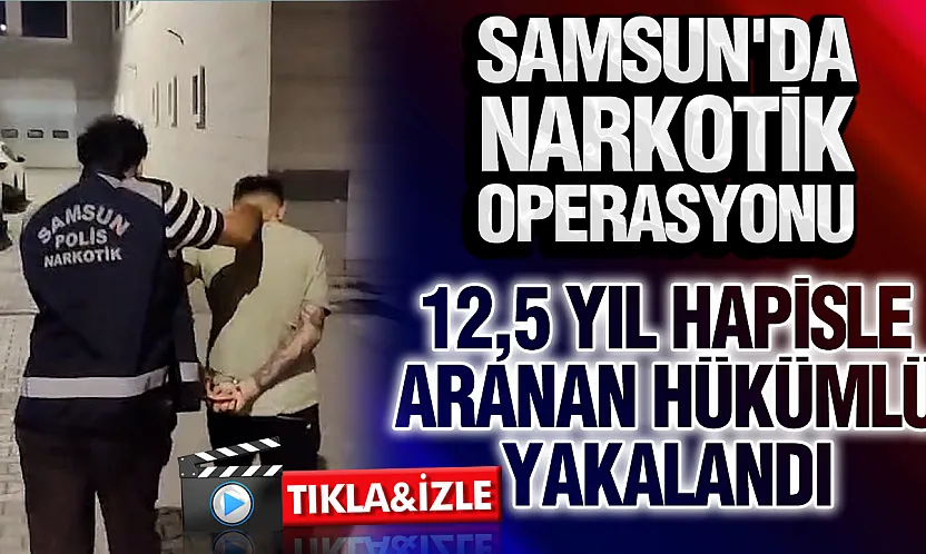 Firari Uyuşturucu Hükümlüsü Samsun'da Yakayı Ele Verdi