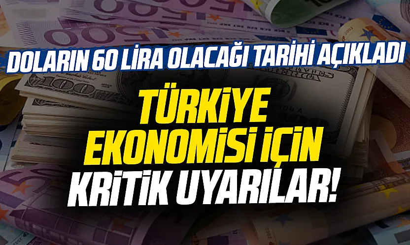 Fitch Ratings Türkiye raporunu yayımladı: Doların 60 lira olacağı tarihi açıkladı