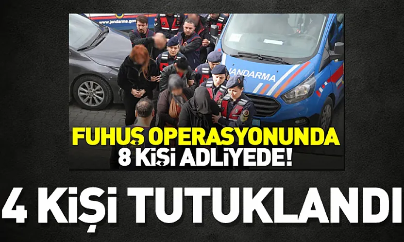 Fuhuş operasyonunda 4 kişiye tutuklama