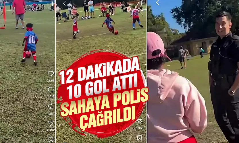 Futbol maçında akılalmaz olay