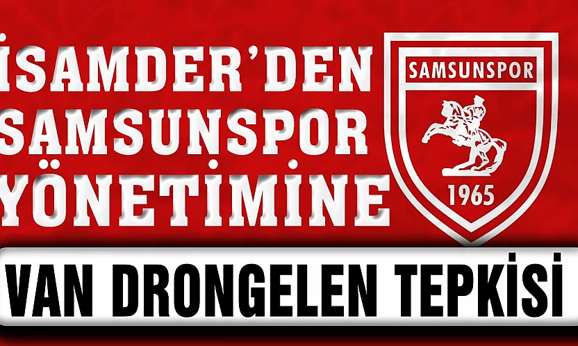 İstanbul Samsunsporlular Derneği'nden Rick van Drongelen açıklaması