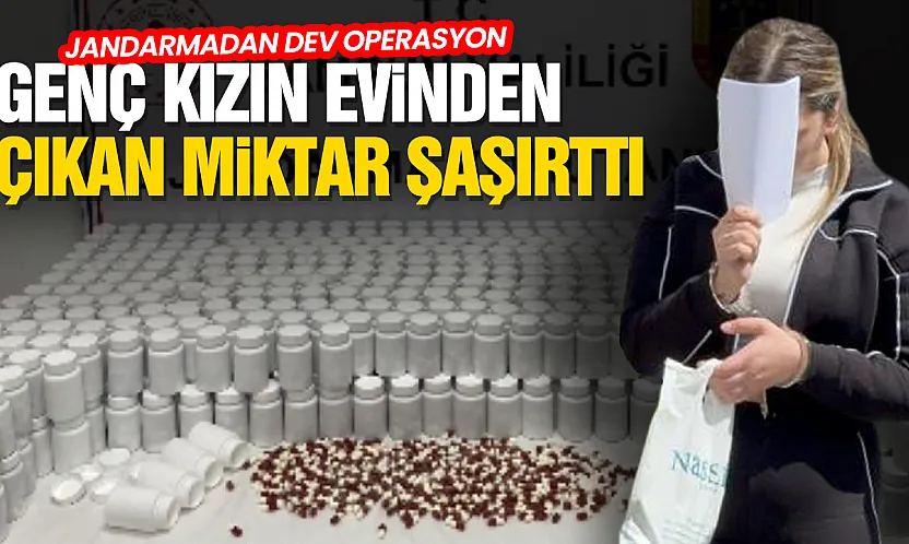 Jandarmadan Zehir Tacirlerine Darbe: Genç Kız Tutuklandı