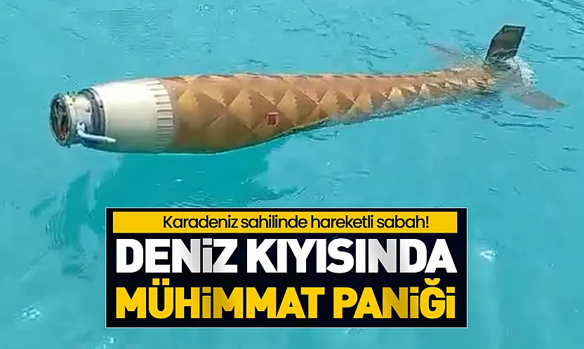 Karadeniz'de Hareketli Saatler: Deniz kıyısında mühimmat bulundu!