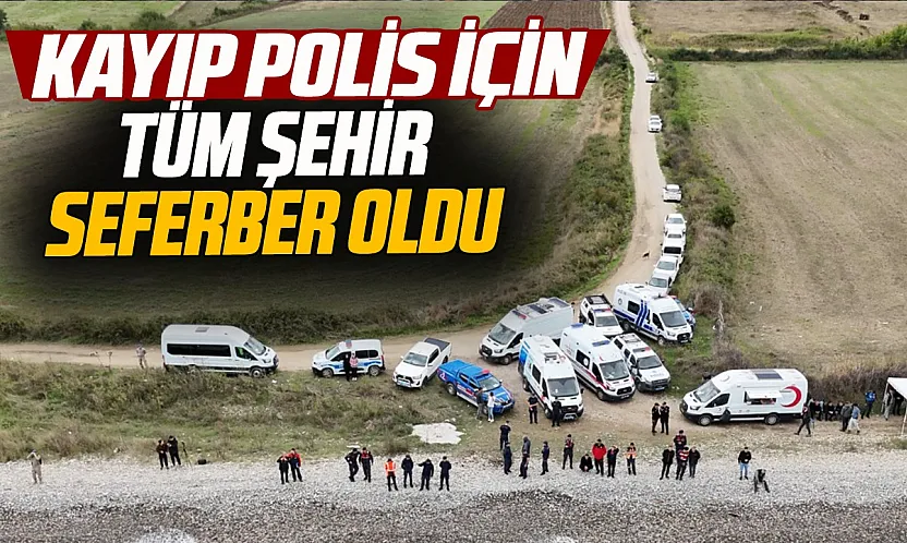 Karadeniz'de kaybolan polis memuru için havadan ve denizden arama çalışmaları başlatıldı