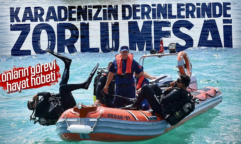 Karadeniz'in 'Mavi Vatan' bekçileri: DEGAK Timi zorlu sularda hayat kurtarıyor