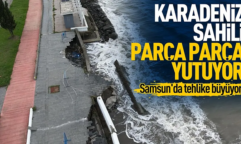 Karadeniz sahili adım adım yutuyor
