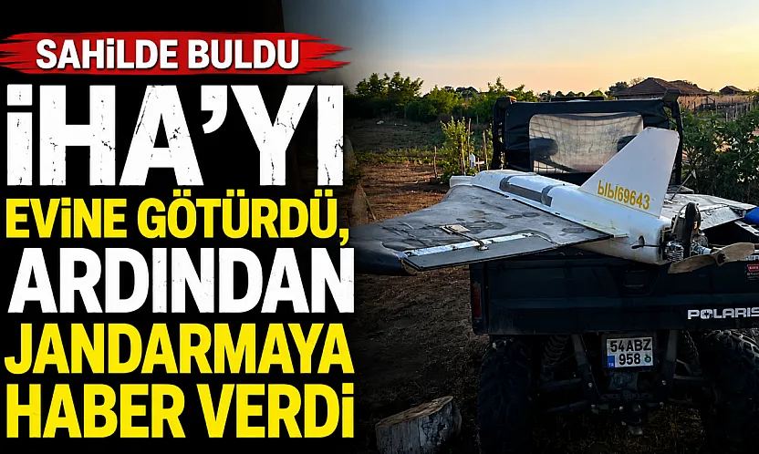 Karasu sahiline vuran İHA ekipleri harekete geçirdi