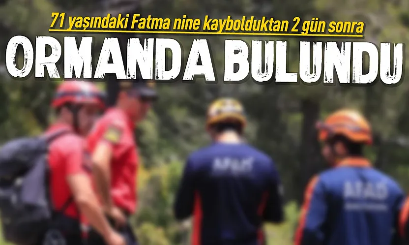 Kaybolduktan 2 gün sonra sağ bulundu