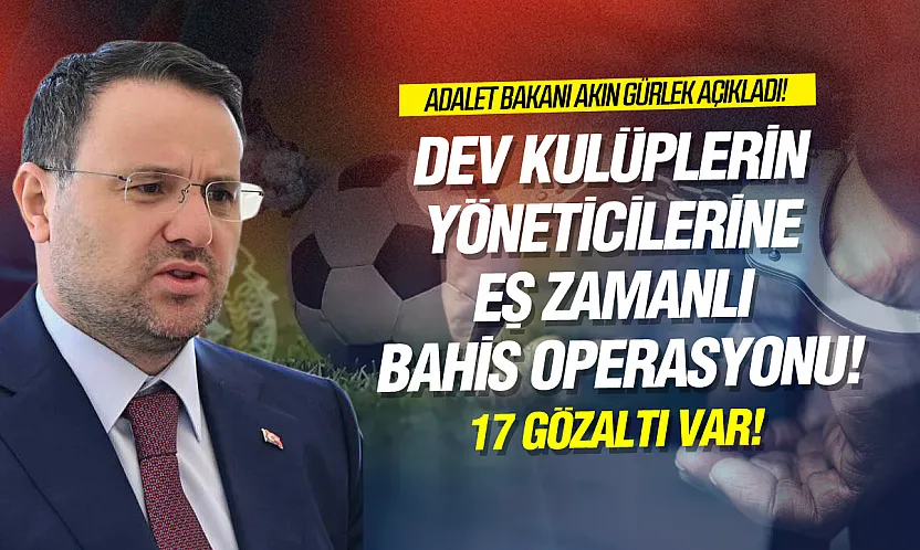 Kendi takımının maçına bahis oynadılar! Şike'den gözaltına alınan isimler şoke etti!