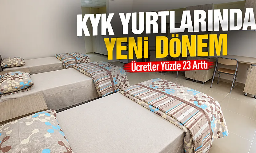KYK yurt ücretlerinde yeni dönem