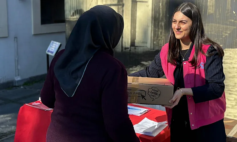 LÖSEV Samsun'da et dağıtımı yaptı