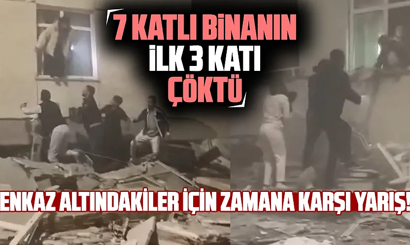 Maltepe'de 7 katlı bina çöktü! Vali Gül son durumu açıkladı
