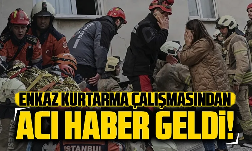 Maltepe'de binanın çökmesi sonucu 2 kişi hayatını kaybetti