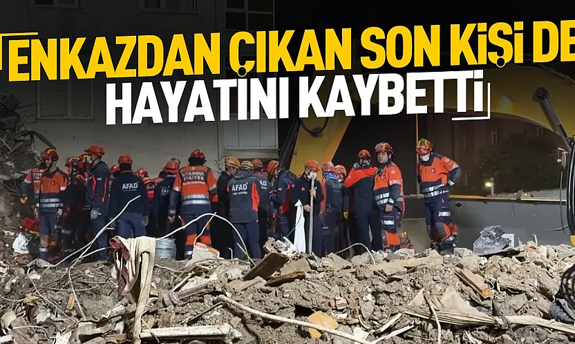 Maltepe'de çöken binada acı bilanço: 5 kişi hayatını kaybetti