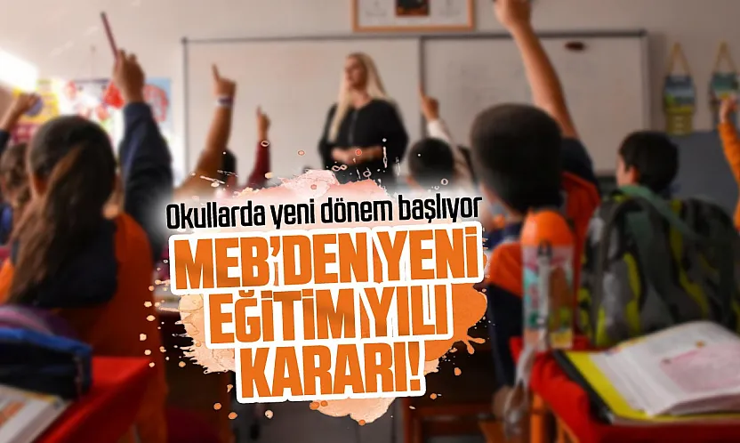 MEB bildirdi: Okullarda yeni dönem kuralları belli oldu