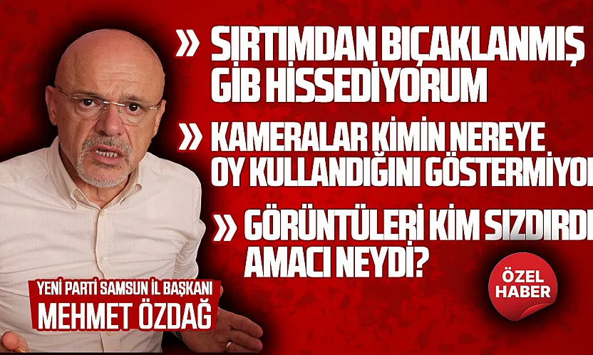 Mehmet Özdağ'dan kamera açıklaması