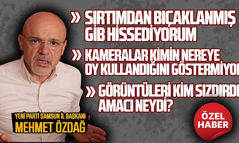 Mehmet Özdağ'dan kamera açıklaması