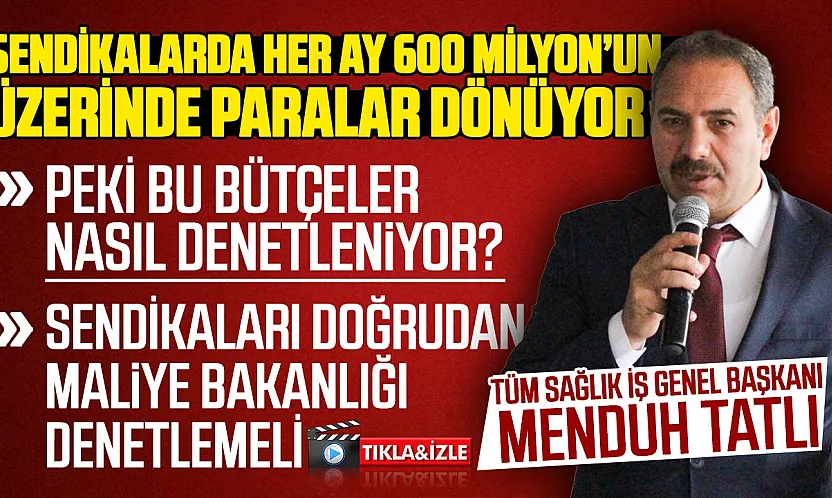Menduh Tığtepe '1980 öncesi sendikacılık ruhunu canlandıracağız'