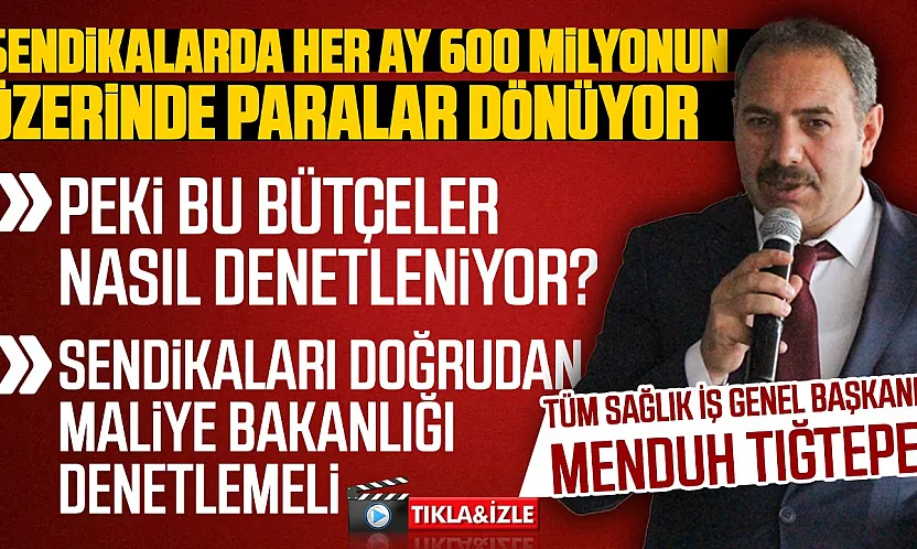 Menduh Tığtepe '1980 öncesi sendikacılık ruhunu canlandıracağız'