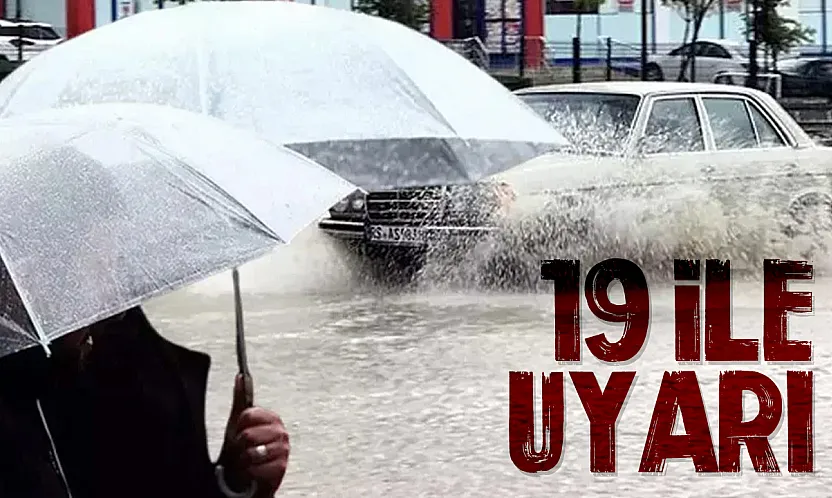 Meteoroloji'den 19 İl İçin Kuvvetli Yağış Alarmı: Sel ve Dolu Riski Var