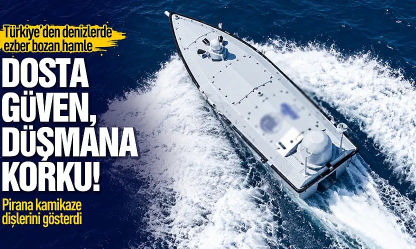 MKE'nin PİRANA'sından Doğu Akdeniz'de gövde gösterisi