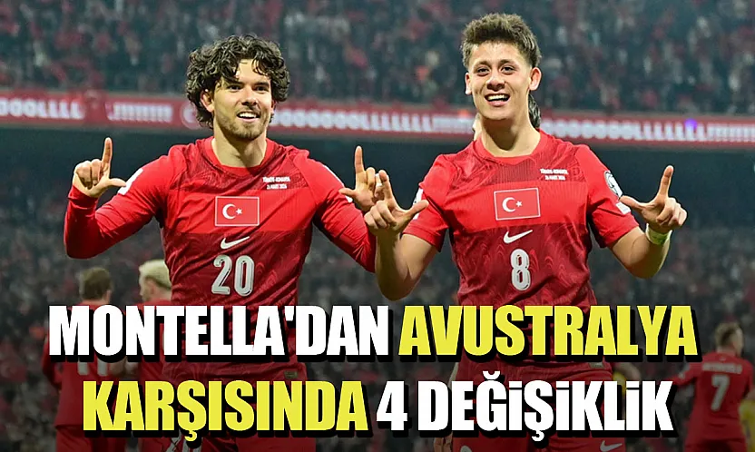 Montella'dan Kadroda 4 Değişiklik